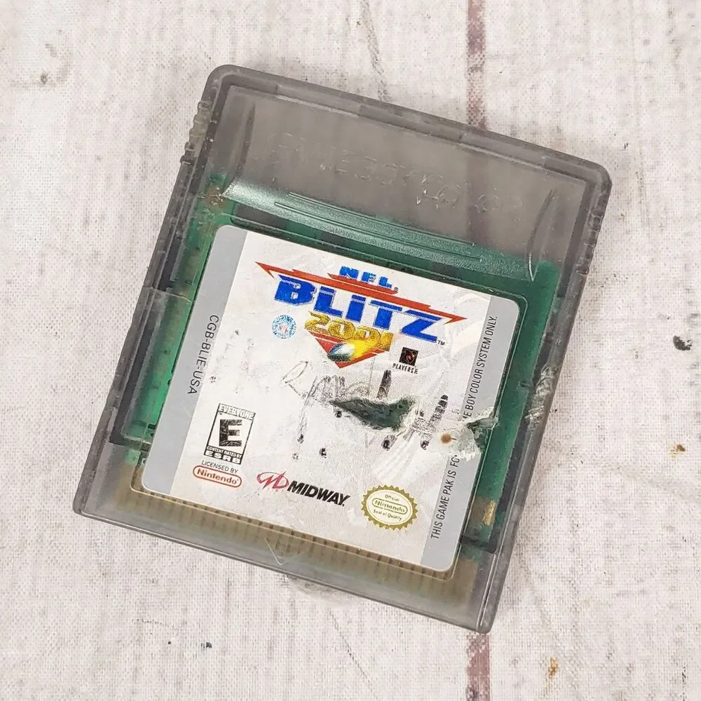 NFL Blitz 2001 Nintendo Video Game Cartridge Authentic CGB-BLIE-USA TESTED